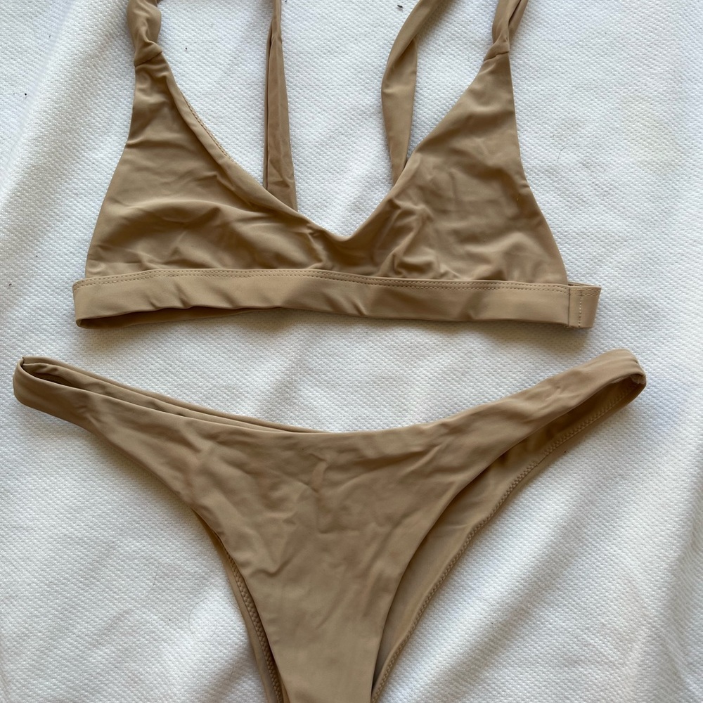 Cheeky tan bikini